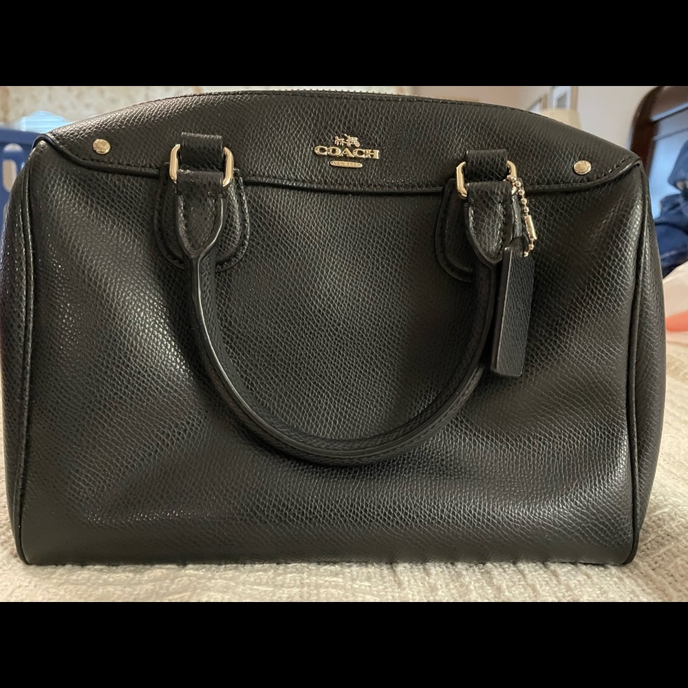 Coach . Small black doctor bag .  New without tags .